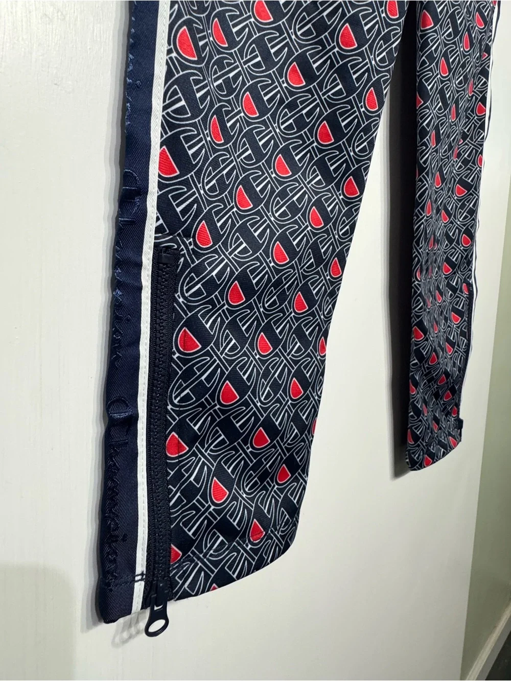 Champion Girls' Navy Logo Print Track Pants
